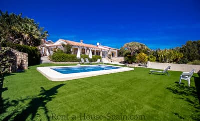 Ref:143) Beautiful 6 pers. villa Albir / Alfaz del Pi with sea view and close to the beach.