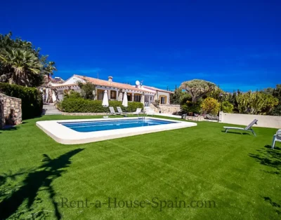 Ref:143) Beautiful 6 pers. villa Albir / Alfaz del Pi with sea view and close to the beach.